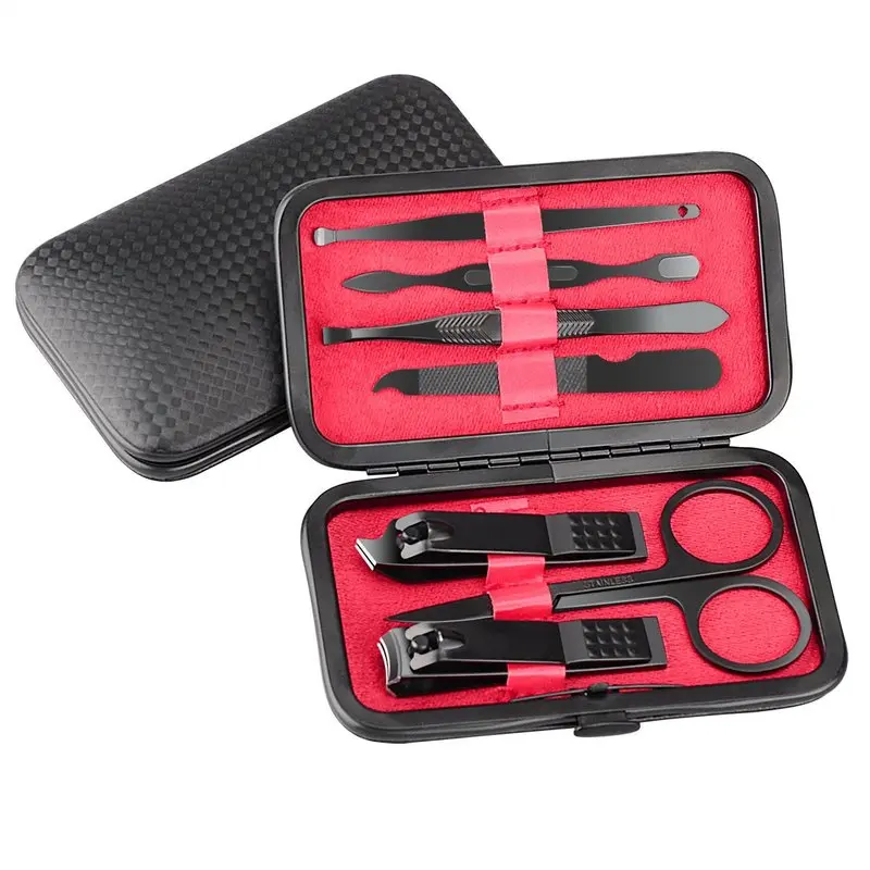 7 шт. машинка для стрижки ногтей из нержавеющей стали напильники триммер набор