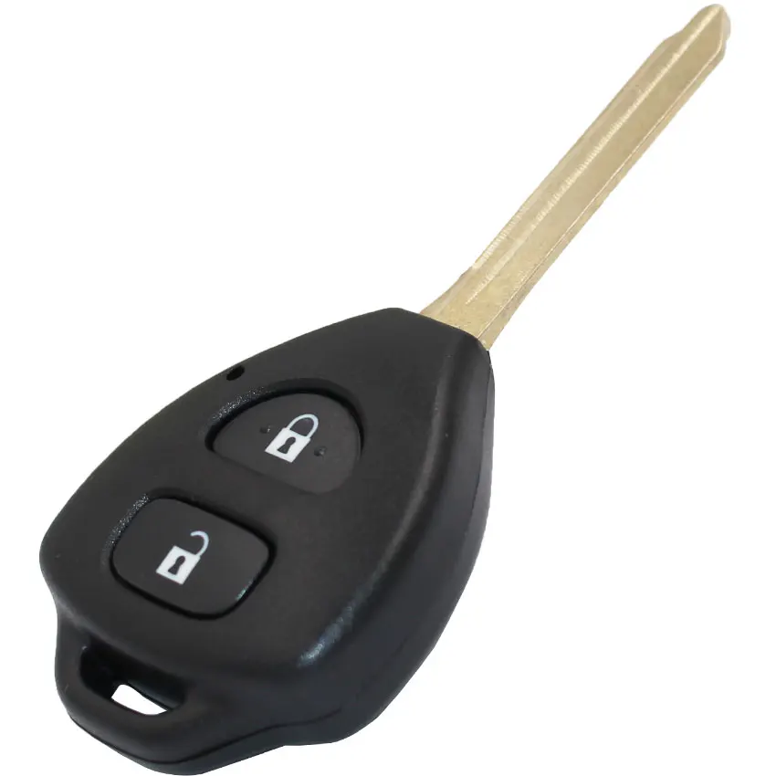 2 кнопки дистанционного ключа оболочки чехол fob для Toyota Auris Corolla Verso Yaris TOY47 uncut
