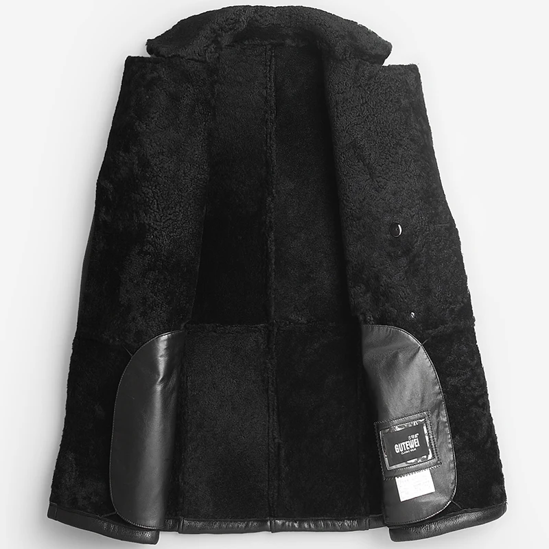 Мужская овчина осень-зима пальто из натуральной овчины для - Цена: 15 698,26 руб.