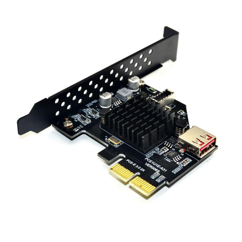 

High-Speed Transmission USB3.1 Front Type-E Expansion Card C-Type Positive and Negative Plug for ASM3142 Transfer 10Gbps