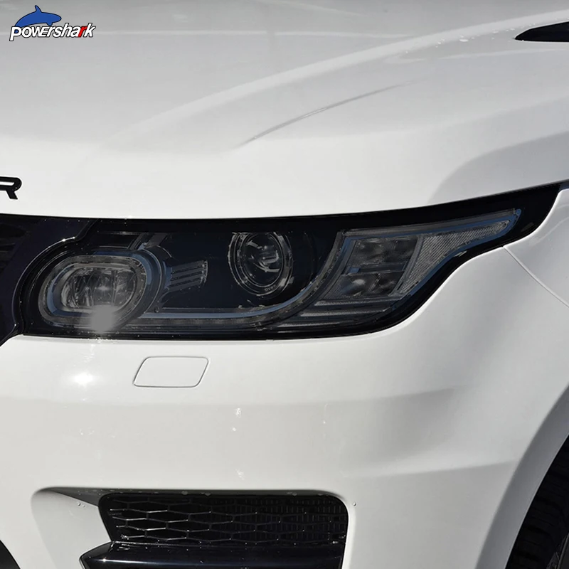 

2 Pcs Car Headlight Tint Black Protective Film Transparent TPU Sticker For For Range Rover Sport L494 2014-Present Accessories