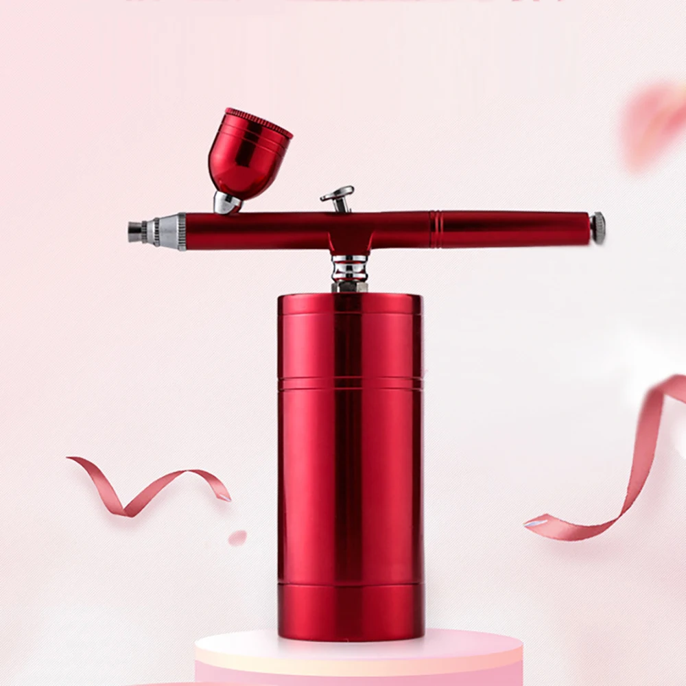 Портативный беспроводной Аэрограф с компрессором для макияжа лица путешествий