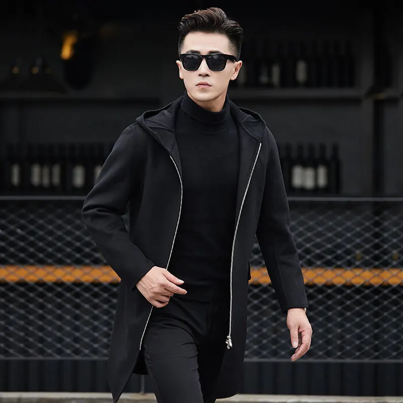 Новая брендовая одежда мужские зимние куртки корейская мода размера плюс