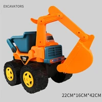 Baby Classic Simulation Engineering Car Toy Excavator Model Tractor Toy Dump Truck Model Car Toy Mini Gift For Boy