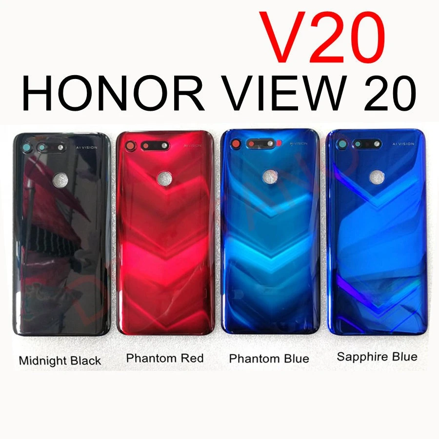 Задняя крышка батарейного отсека V20 для Huawei Honor 20/20 Pro/View 20 стеклянная панель