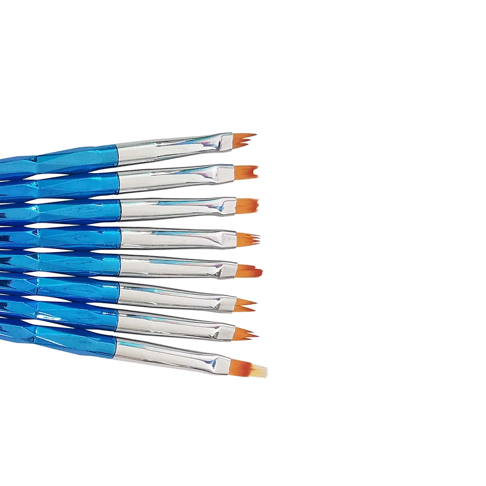 8 шт. градиентная УФ Гелевая Кисть для ногтей кисть рисования сделай сам