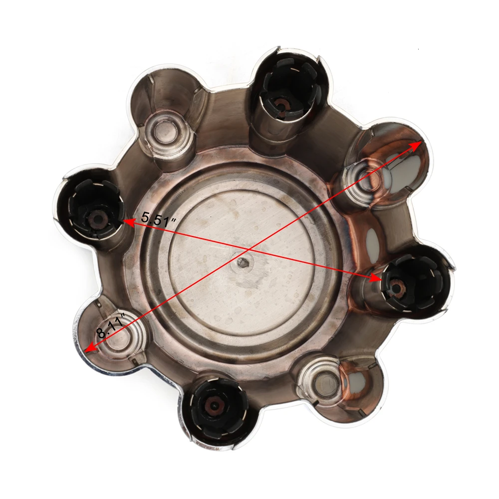 Для FORD F250 F350 SD 4 шт Excursion 8 Lug Wheel Center Hub колпачки обода пылезащитные крышки