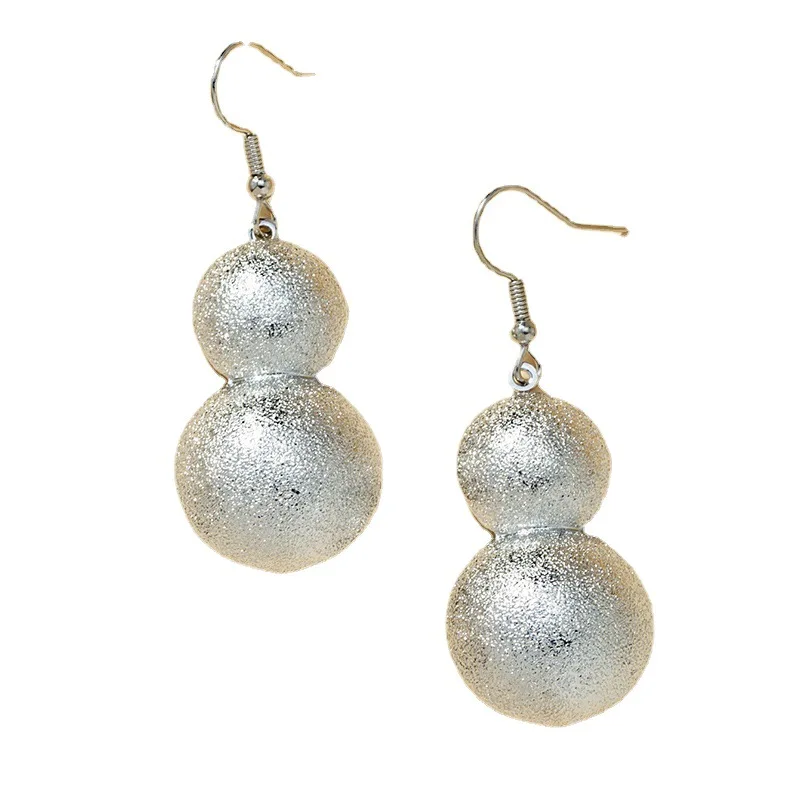 

New Punk Gourd-shaped Fruit Drop Earrings For Girl Cute Simple Geometry Long Earrings Women's jewelry Wholesale