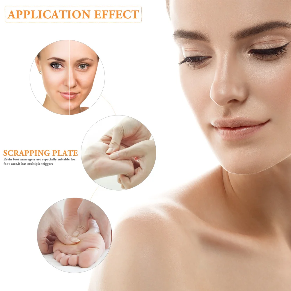

1 Set 2Pcs Resin Neck Shoulder Back Massagers Practical Body Tools