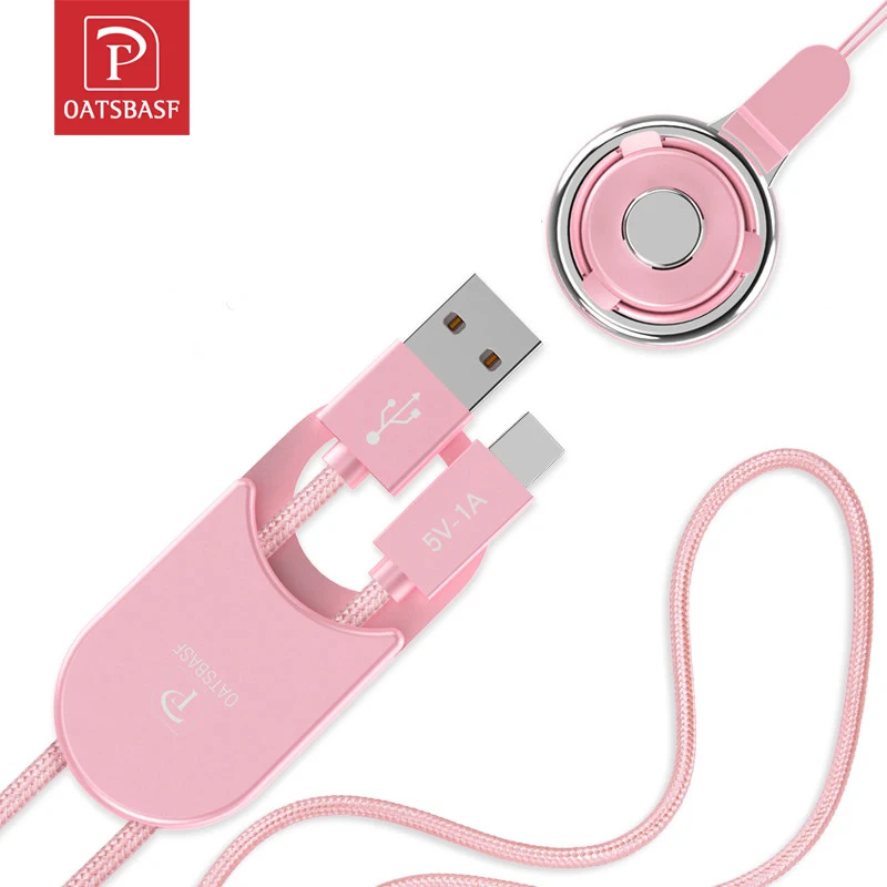 USB-кабель Oatsbasf для iPhone X 7 8 6 6s plus Micro Usb Type-C зарядный кабель Samsung S9 мобильный телефон