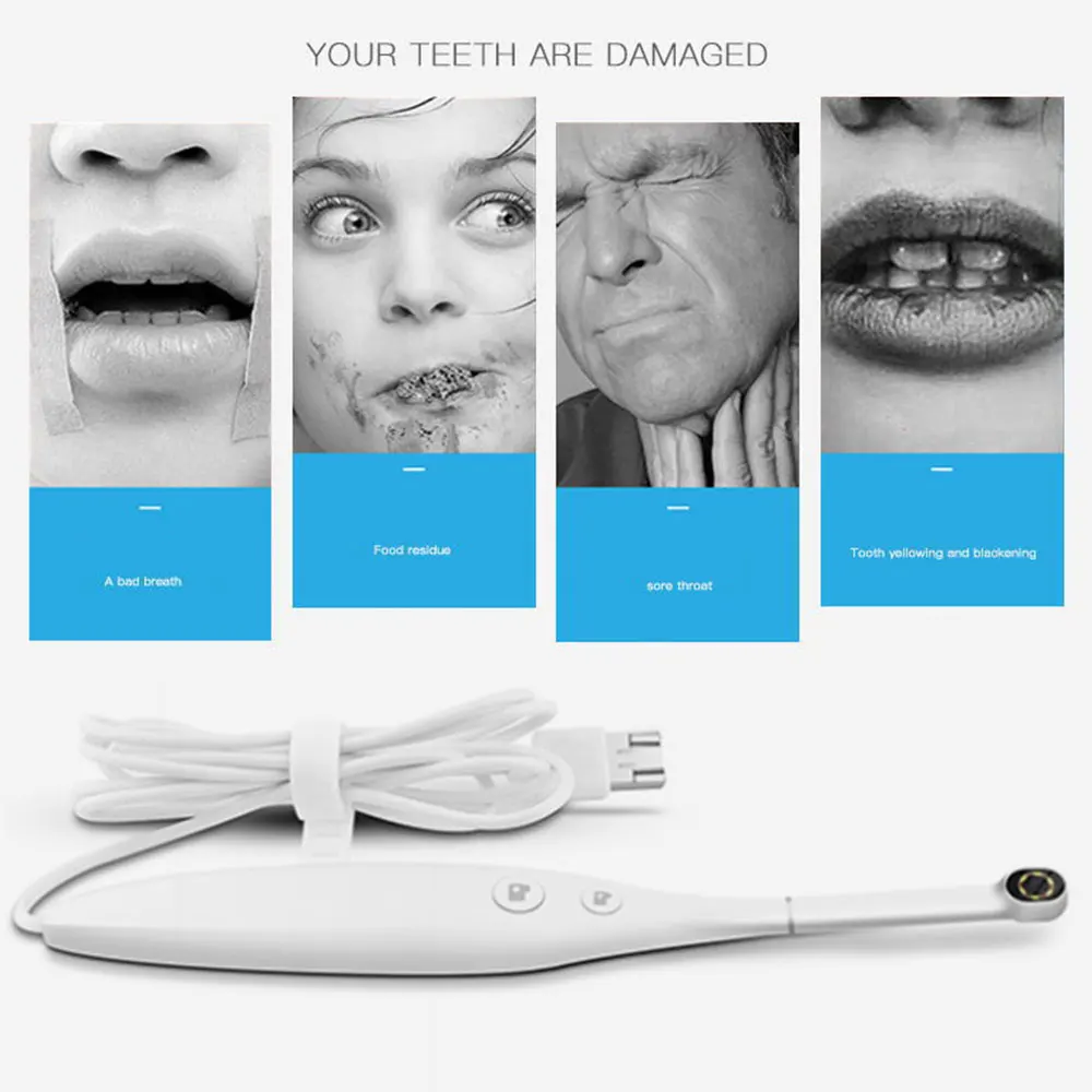 Камера 720P WIFI Водонепроницаемая эндоскоп зубы зеркало стоматологическая