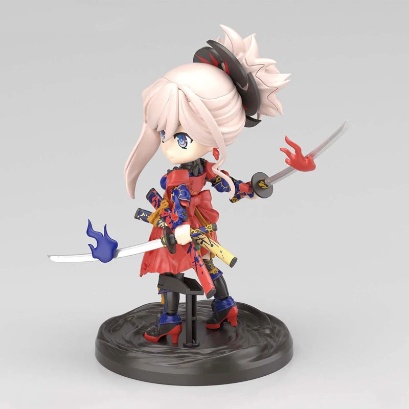 Оригинальная фигурка Tronzo BANDAI Petitrits Fate Grand Order FGO Saber Miyamoto Musashi симпатичная сборная