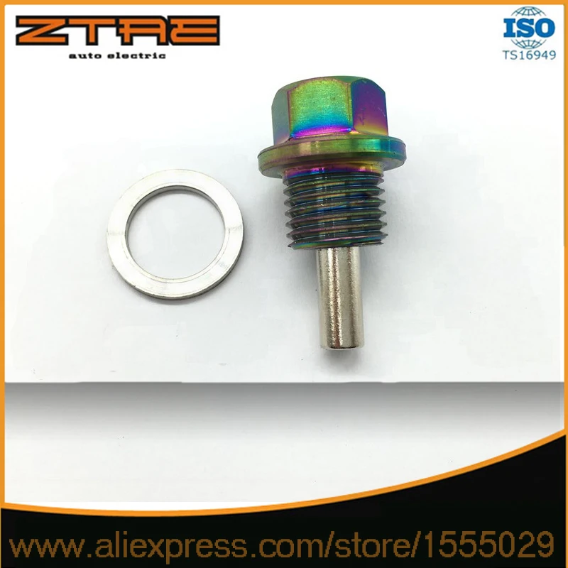 Racing Oil Pan M14*1.5 Engine Magnetic Drain Plug Bolt Nut Sump | Автомобили и мотоциклы
