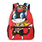 Рюкзак Morgana для девочек и мальчиков Persona 5, дорожные рюкзаки для подростков, школьная сумка