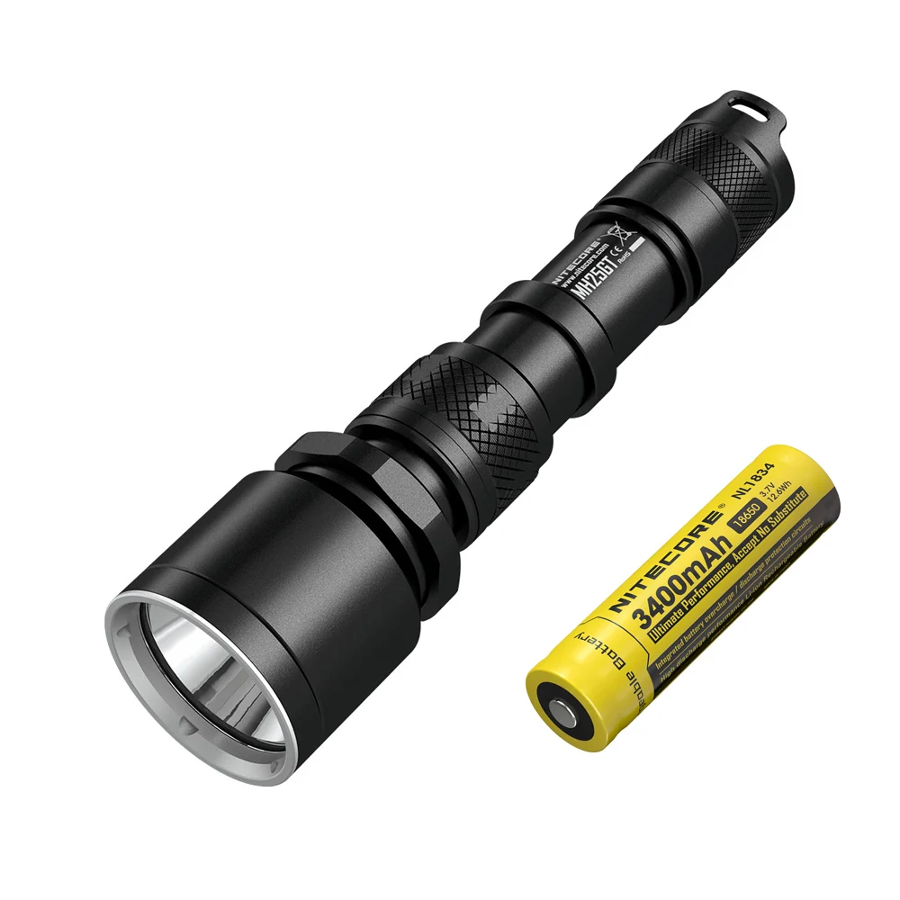 NITECORE MH25GT USB Перезаряжаемый тактический фонарь XP-L HI V3 max 1000 люмен луч бросок 452 м открытый свет спортивный факел - Испускаемый цвет: MH25GT NL1834