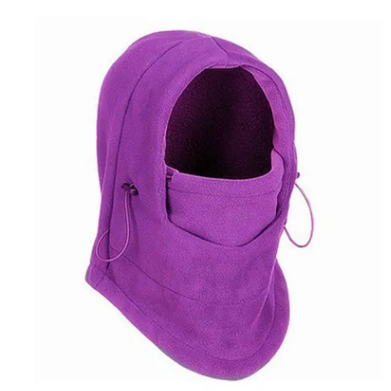 Новинка зимняя теплая флисовая маска для лица мужчин и женщин лыжная шапка с