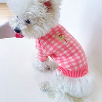 winter dog knitted jumper dogs pets clothing puppy coat schnauzer yorkshire terrier small dog sweater for cats apparel wholesale