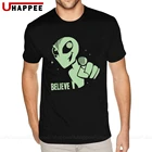 Футболка мужская с коротким рукавом, с изображением космоса, НЛО, чужого человека, чужого космоса, 2020