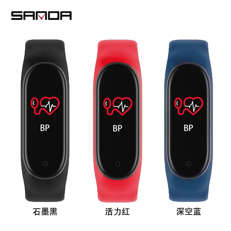 Sanda M4 новые спортивные часы мужские и женские студенческие умные