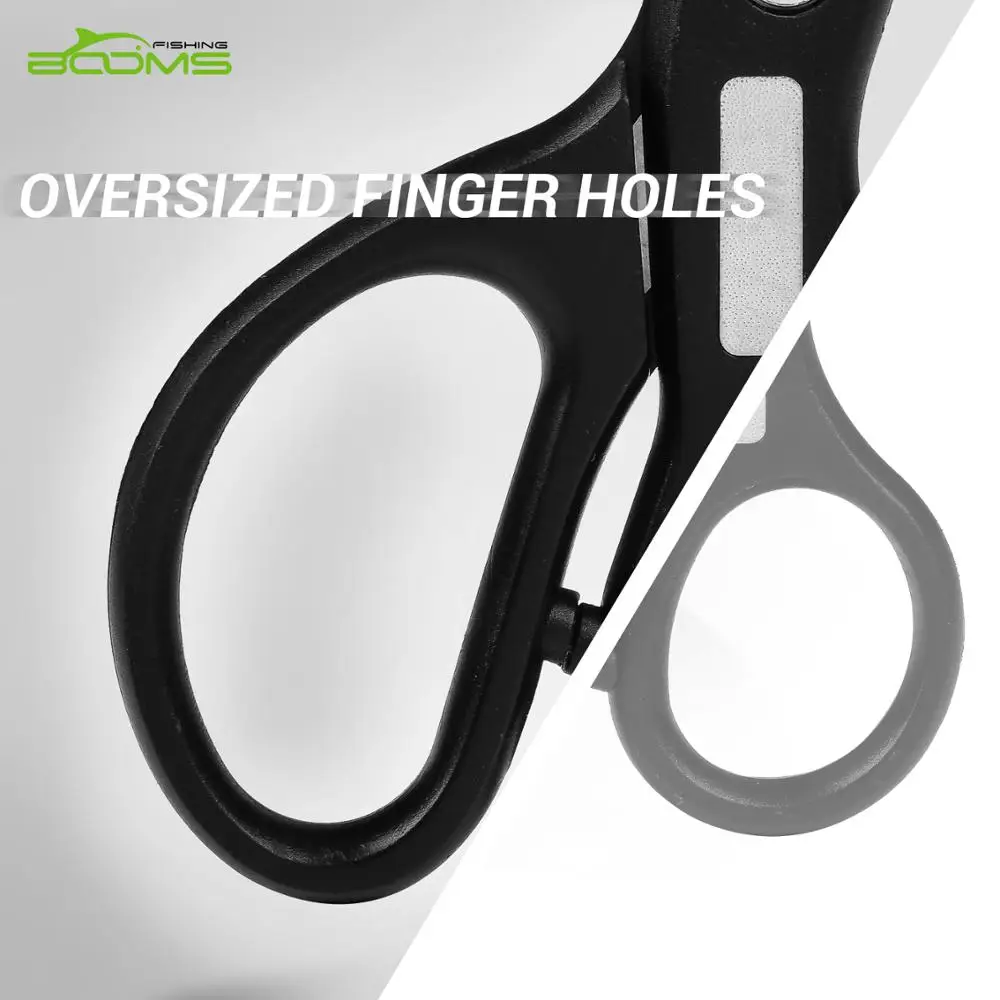 Booms Fishing S01 ножницы для рыбной ловли из нержавеющей стали инструмент для стрижки лески Супер острое лезвие для резки плетеной лески