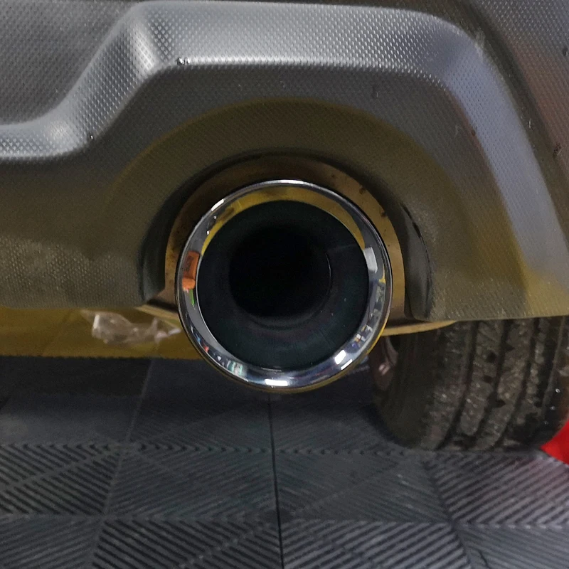 

Для украшения Subaru Forester 2019-2026, автомобильный глушитель из нержавеющей стали, наконечники выхлопной трубы, отделка хвостового горла, детали для модификации