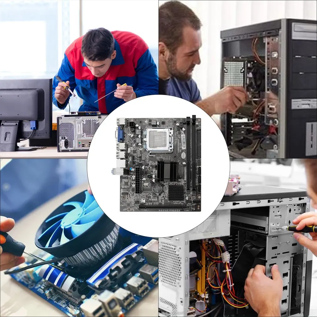 G41 Durable Motherboard Supports 771/775-pin Desktop Computer DDR3 With Integrated Display Support E5430 | Компьютеры и офис