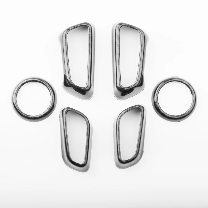 

Lsrtw2017 Car Seat Adjust Button Knob Cover Chrome Trim for Toyota Camry 2019 2020 2018 70 V70 Xv70 Trd Accessories Styling