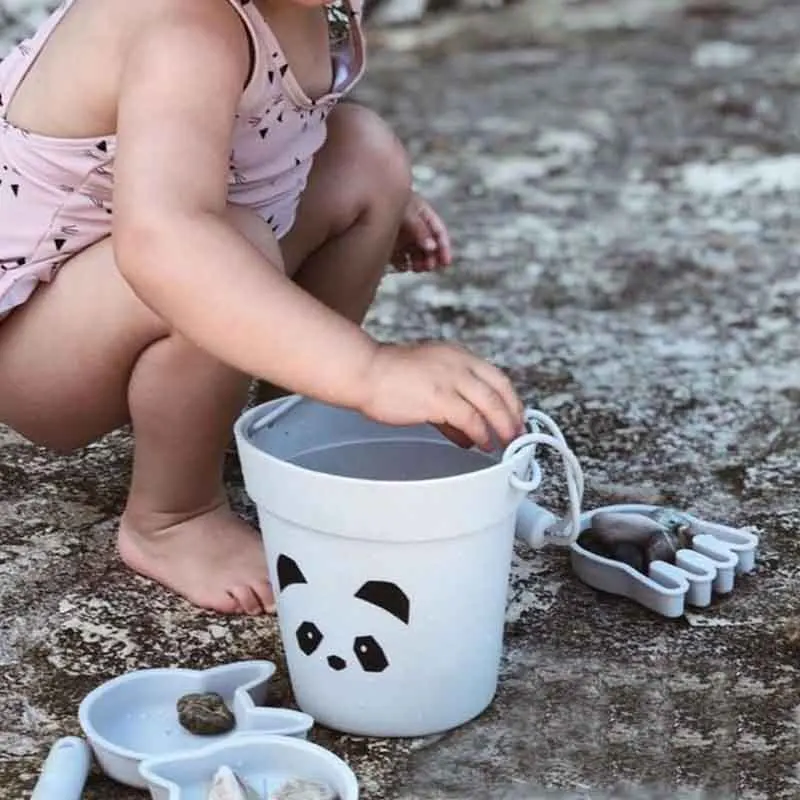 

6Pcs Bath Swim Toy Children Beach Toys Kit Baby Summer Digging Sand Tool Beach Bucket Toys Rubber Dune Sand Mold Tools Sets Kids