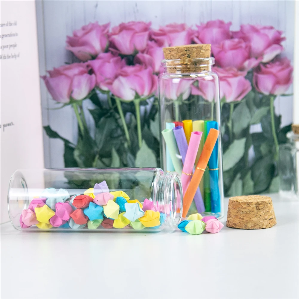 6 шт. 150 мл маленькие Hyaline Стекло контейнер с пробками конфеты Еда горшок