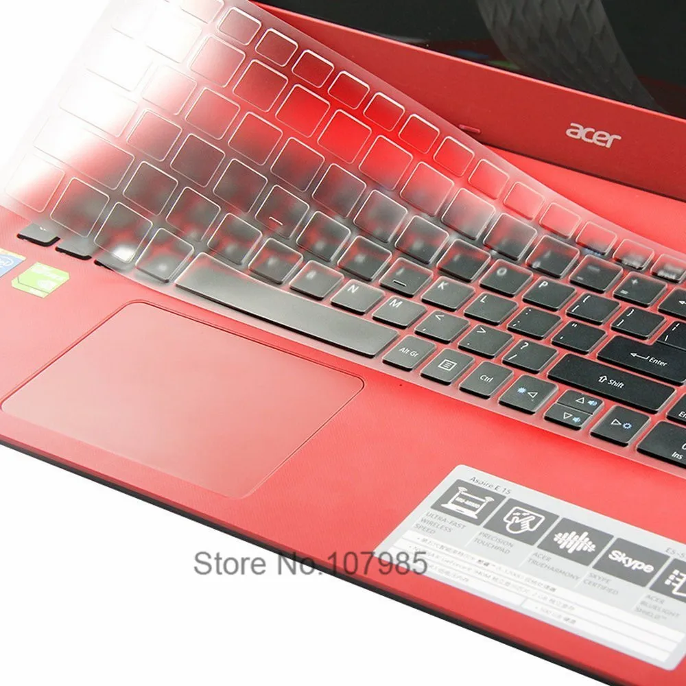 Ультратонкий Прозрачный чехол для клавиатуры из ТПУ Acer Aspire E5 573 V3 574G 532G 574 575G|Чехлы