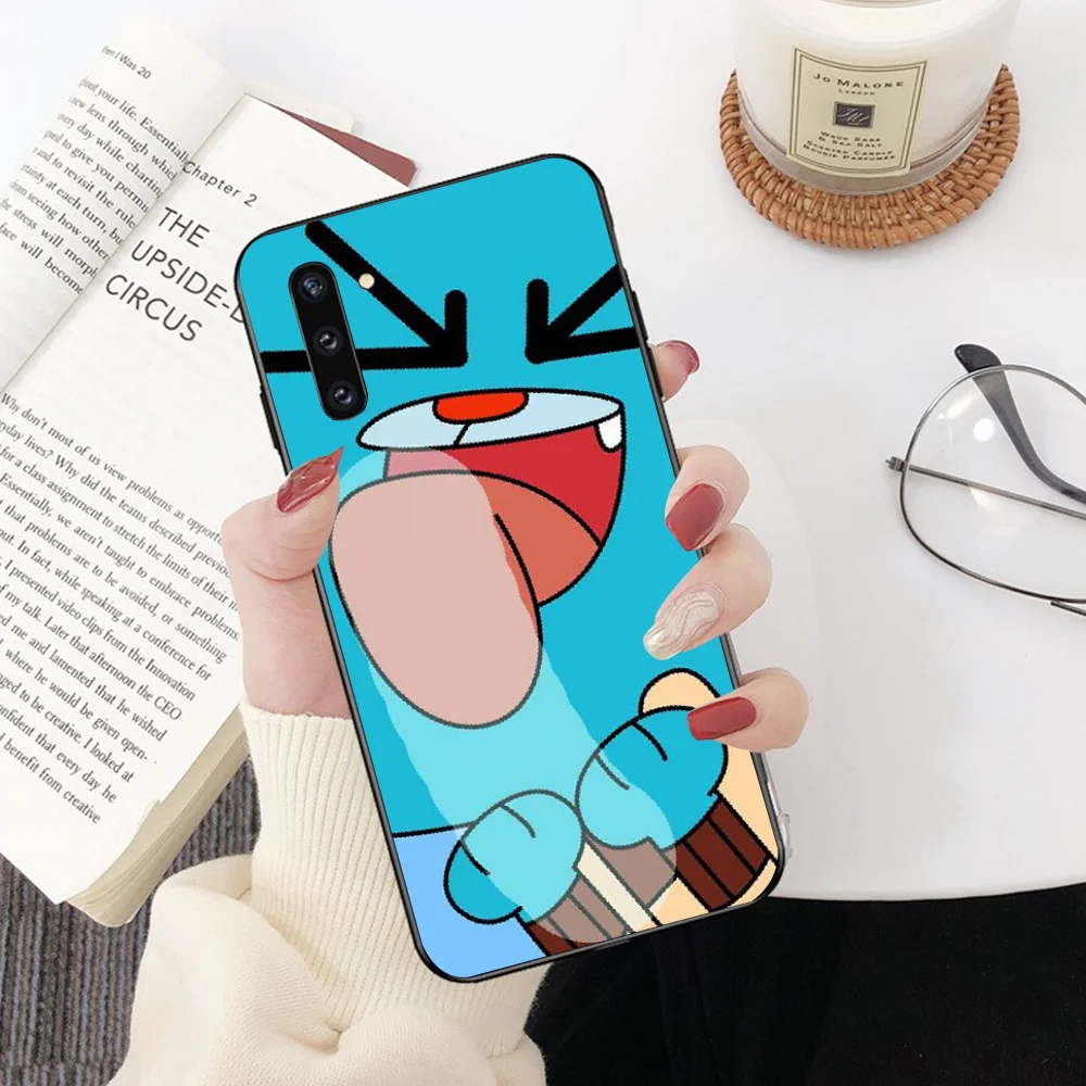 NBDRUICAI the Amazing World Gumball черный чехол для телефона Samsung Note 3 4 5 7 8 9 10 pro A7 2018 A10 A40 A50 A70 J7 |