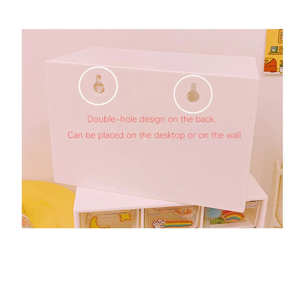 Новая Пыленепроницаемая коробка для хранения ящиков настольная канцелярская