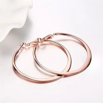 

Environmental protection gold round foreign trade ear ring E949-B E949-C