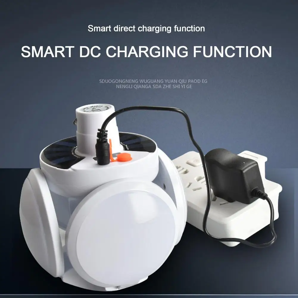 Solar LED Bulb Rechargeable football light Wireless Outdoor Emergency home outdoor night market stall hanging lamp | Дом и сад