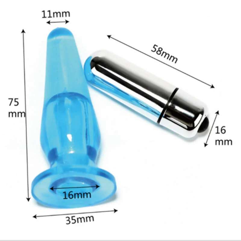 Mini Vibrator Anal Plug Sex Toys For Men Women Prostate Massager G Stimulation Bullet Butt Masturbation Adult Products | Красота и