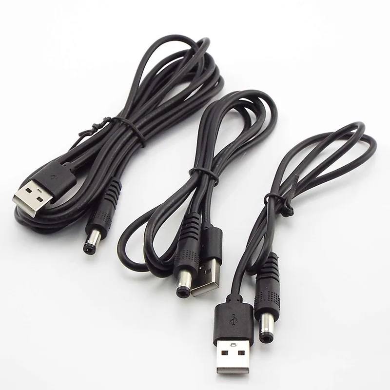 0 5 м 1 2 USB тип A штекер к DC 3 35 4 7 мм УДЛИНИТЕЛЬ шнур питания Кабельный разъем |