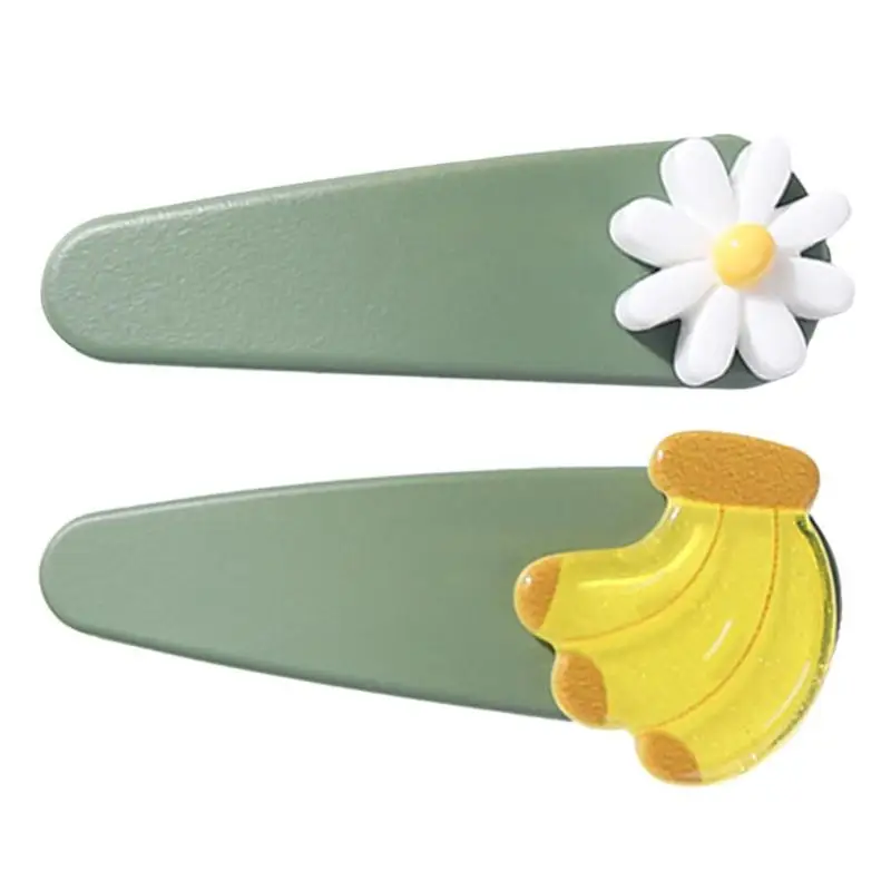 2 шт./компл. милый Для женщин Заколки для волос с принтом арбуза типа &quotбанан&quot