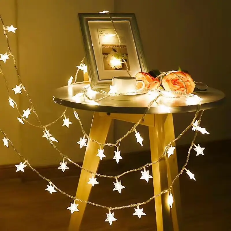 

Star String LED Decor Lights USB Operated Fairy Lights Copper Wire Light String Xmas Garland Home Party Decorative
