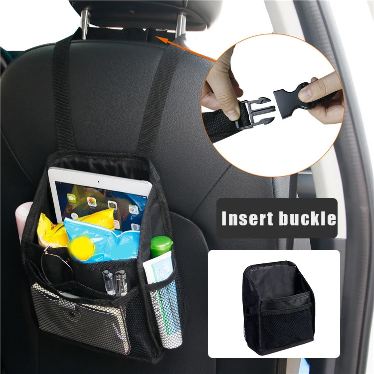 

Portable Car Storage Bag Car Accessories Multipocket Large Capacity Front Hanging Organizer For Traveling Автомобильные Товары