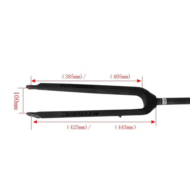 

KRSEC 26/27.5 Inch Mountain Bike Front ForkTapered Steerer and Straight Steerer Front Fork