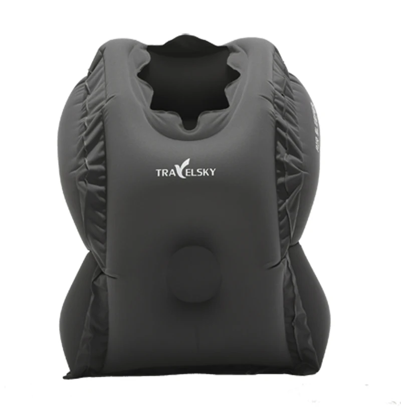 Новые Travelsky экологичный tpu легкий u-shape форме, благодаря чему создается ощущение невесомости с Подушка/ч-shanpe Подушка/ТПУ для ног/надувная подушка для путешествий