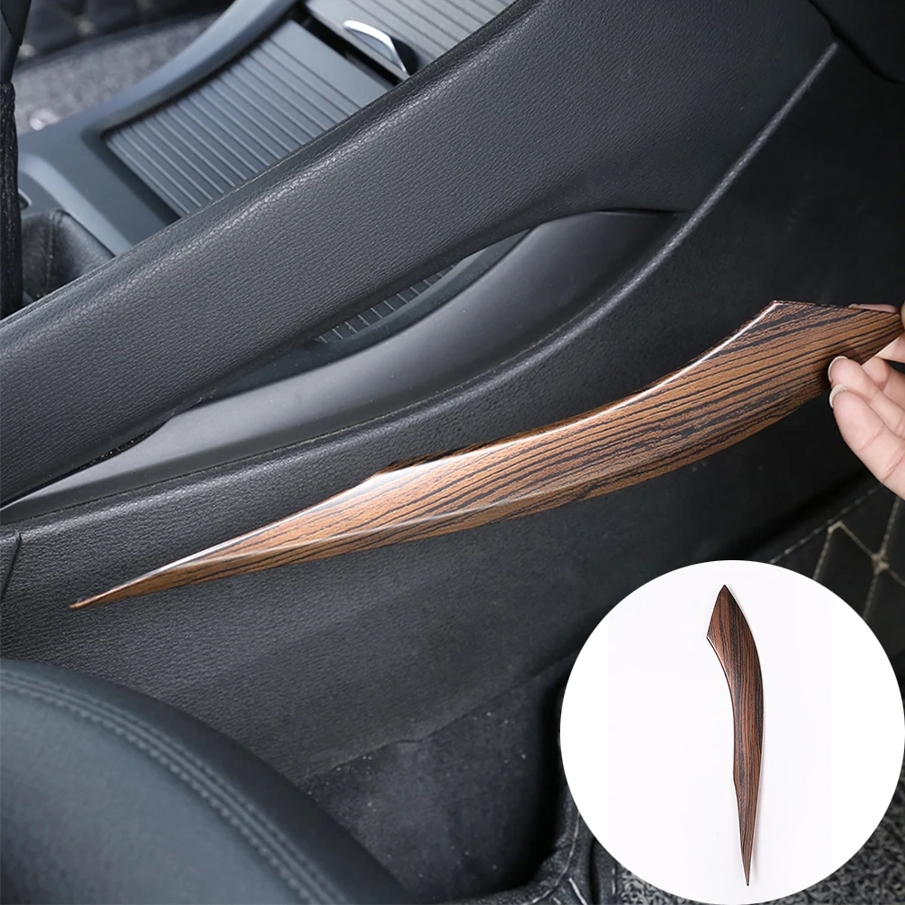 ABS пластик сосновая древесина зерна для BMW X1 F48 2016 2018 X2 F47 центральной консоли