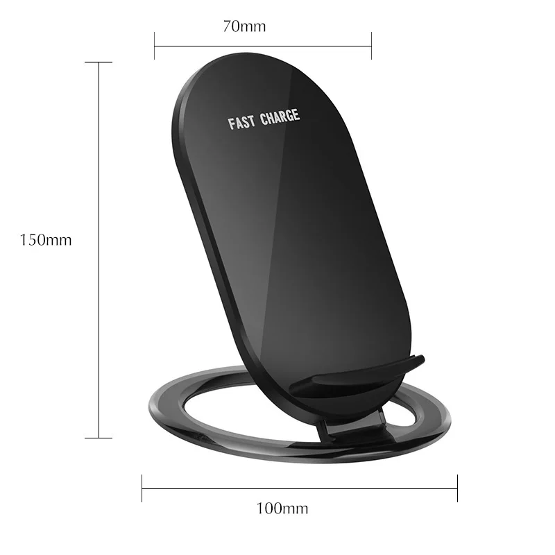 

10W wireless charger is a wireless charger for iphone samsung huawei Android phones, detachable wireless charger