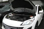 Передняя крышка капота, газовые стойки, подъемный амортизатор, демпфер из углеродного волокна для 2009-2013 Mazda 3 MK2 BL Sedan Hatchback