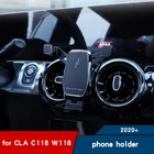 Автомобильный держатель для телефона для Mercedes-Benz cla C118 W118 cla250 200 220 amg подставка для телефона внутренняя воздушная розетка навигационный кронштейн 2020