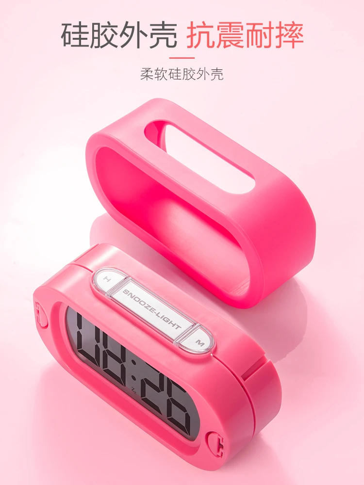 Светящийся креативный электронный цифровой будильник минималистичные