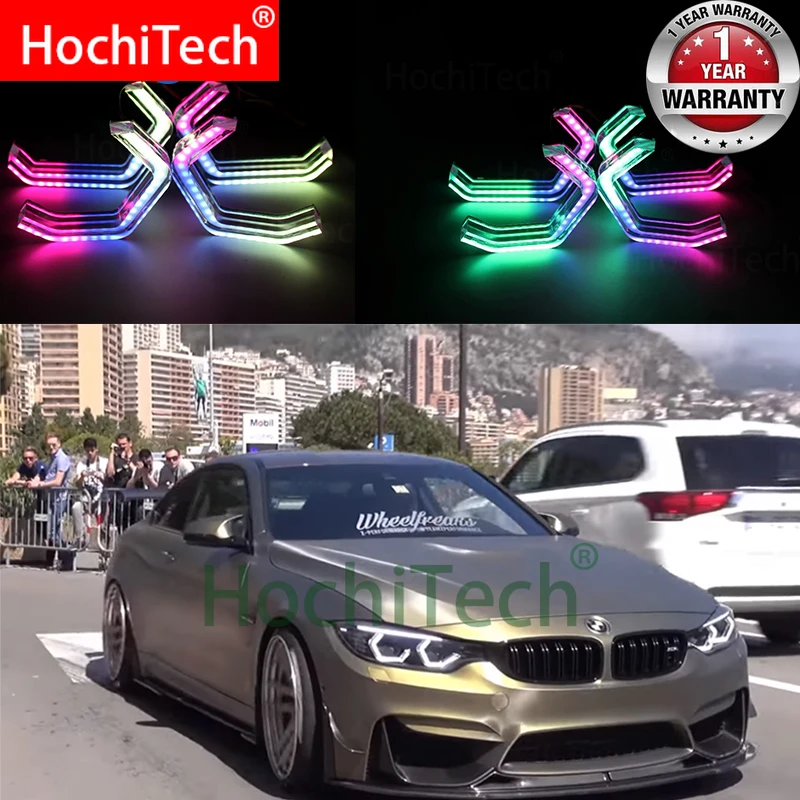 Для 2012 up BMW F30 3 серии Аксессуары для седанов RGBW множество цветов Известный стиль M4