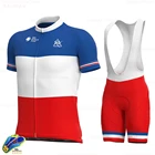 Одежда для команды, мужская, лето 2020, быстросохнущая, с коротким рукавом, для велоспорта, горного велосипеда, велосипедная униформа, красная
