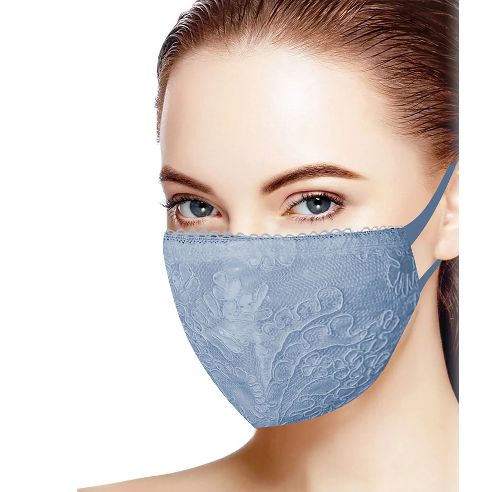 Маска для лица Женская кружевная многоразовая моющаяся 1 шт. | Тематическая