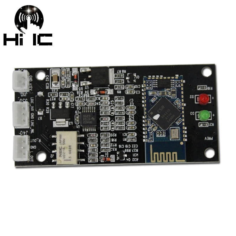 QCC3003 QCC3008 CSR64215 Беспроводная плата Bluetooth аудио стерео приемника без